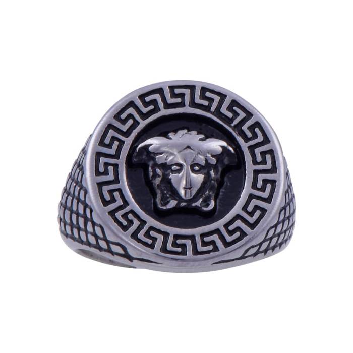 Men's Steel Ring CR 5001 Versace Figured - 1