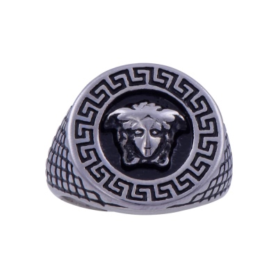 nusnus - Men's Steel Ring CR 5001 Versace Figured