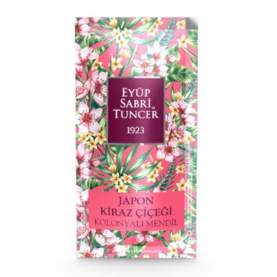 EST Refreshing Towel Japanese Cherry Blossom 5x10 cm 150 pcs - Thumbnail