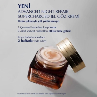 Estee Lauder Advanced Night Repair Eye Supercharged Jel Göz Kremi 15 ml - Thumbnail