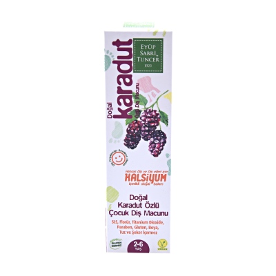 Eyüp Sabri Tuncer - Eyüp Sabri Tuncer Natural Black Mulberry Extract 2-6 Years Toothpaste 60 ml