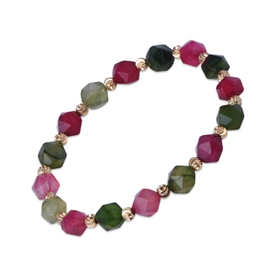 nusnus - Faceted Doric Agate Stone Women Bracelet