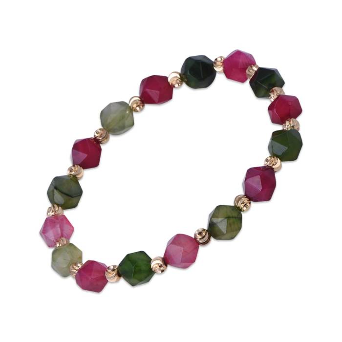 Faceted Doric Agate Stone Women Bracelet