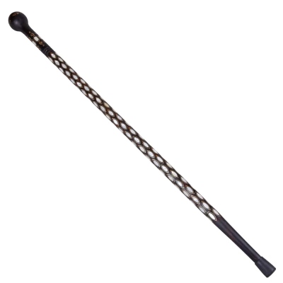 nusnus - Full Eye Mother of Pearl and Filigree Embroidery Knob Head Walking Stick No:2