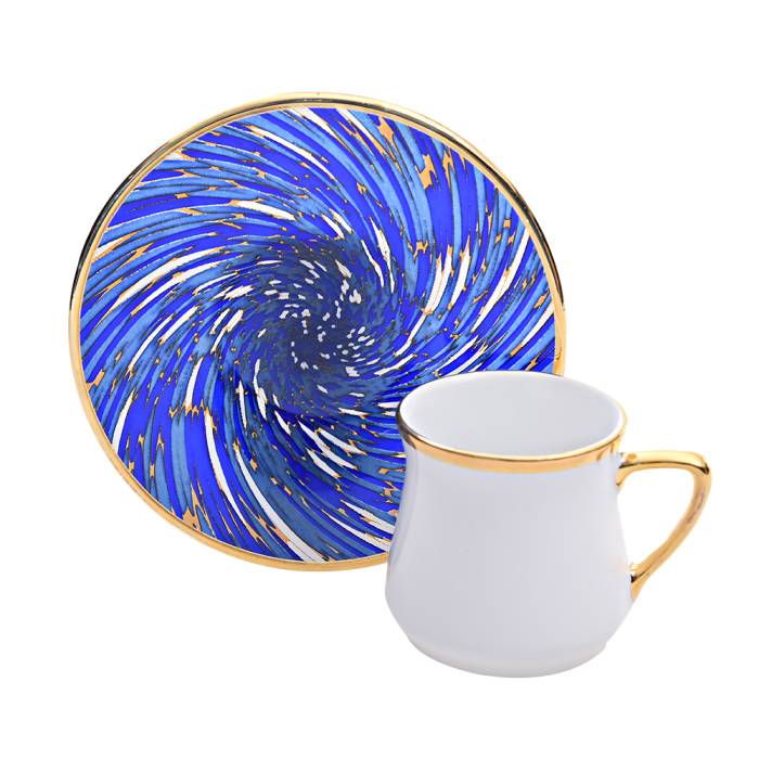 Glore Turkish Coffee Cup St 6 Mixe