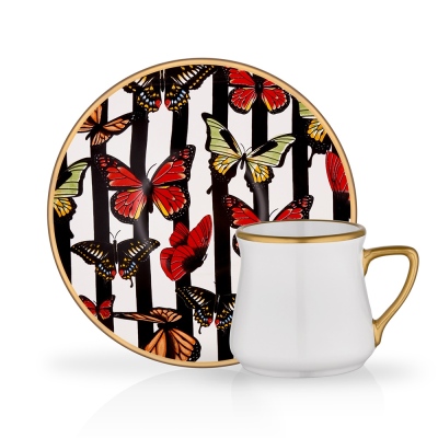 Glore - Glore Turkish Coffee St 6 Butterfly