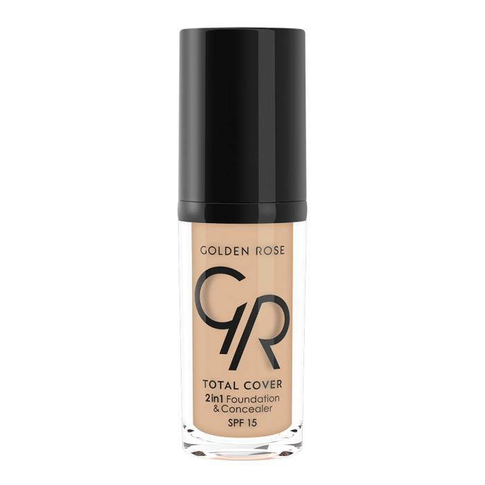 Golden Rose 2-in-1 Foundation & Concealer - Total 2 in 1 Foundation & Concealer