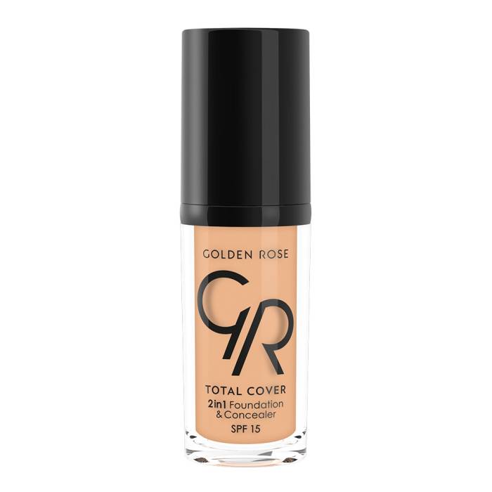 Golden Rose 2-in-1 Foundation & Concealer - Total 2 in 1 Foundation & Concealer