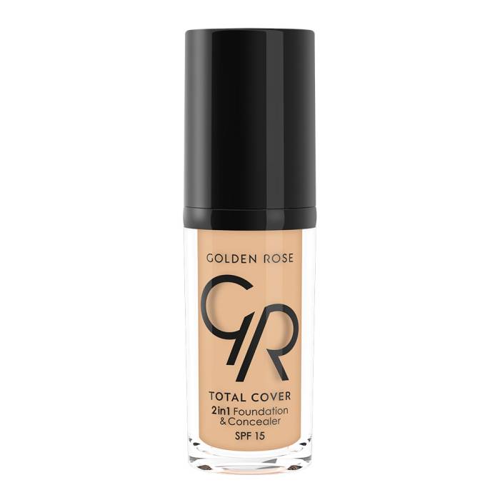 Golden Rose 2-in-1 Foundation & Concealer - Total 2 in 1 Foundation & Concealer