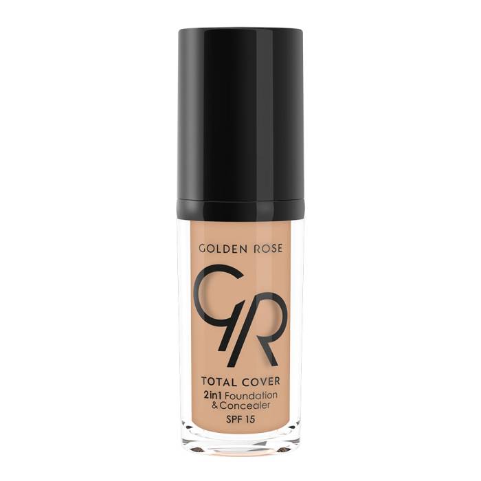 Golden Rose 2 Si 1 Arada Fondöten & Kapatıcı - Total 2 İn 1 Foundation & Concealer