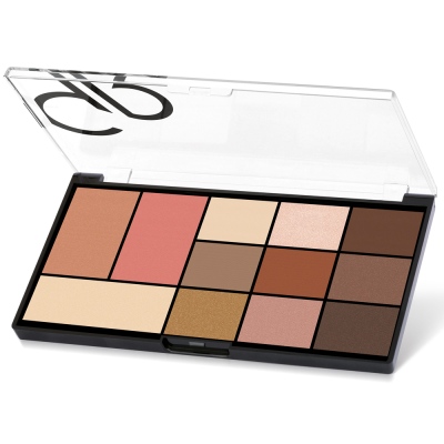 Golden Rose - Golden Rose Face & Eye Palette - City Style Face & Eye Palette No:</b> 01 Warm Nude