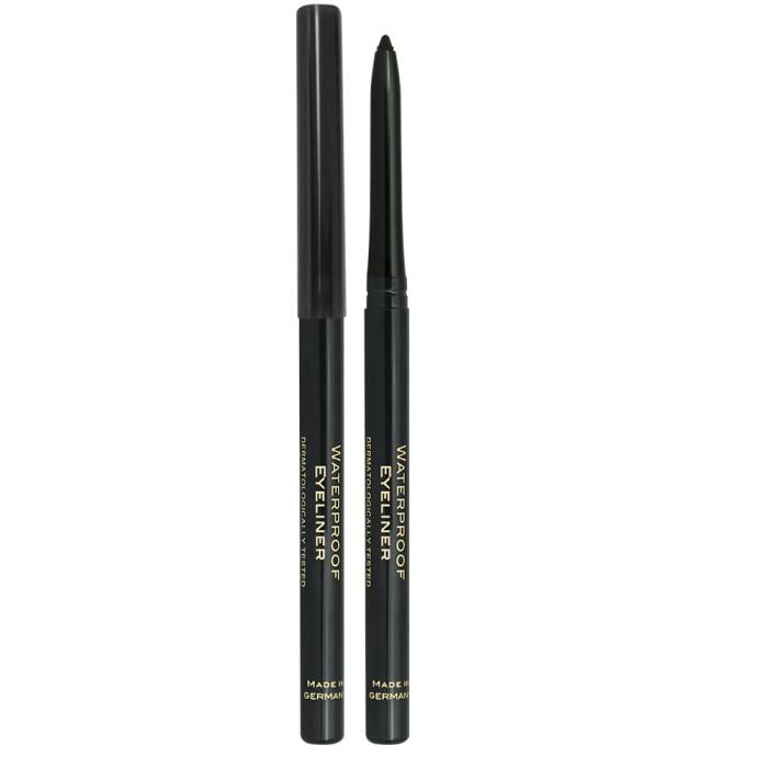 Golden Rose Suya Dayanıklı Siyah Göz Kalemi - Waterproof Automatic Eyeliner No:01