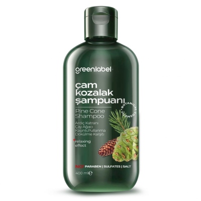 greenlabel - Greenlabel Çam Kozalak-Çay Ağacı Şampuanı 400 ml
