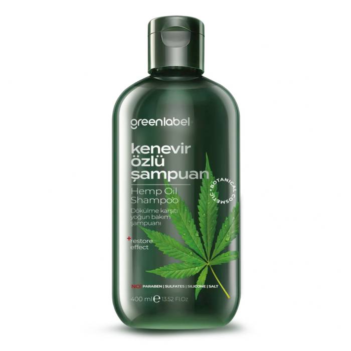 Greenlabel Kenevir Özlü Şampuan 400 ml