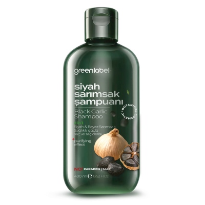 greenlabel - Greenlabel Siyah Sarımsak Şampuanı 400 ml