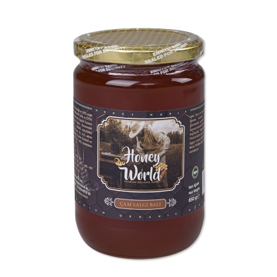 Honey World - Honey World Organic Pine Secretion Honey 850 Gr