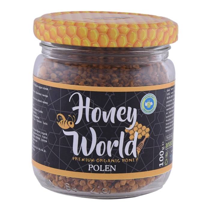 Honey World Organic Pollen 100 Gr