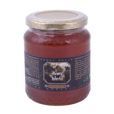 Honey World - Honey World Organik Çam Salgı Balı 500 Gr