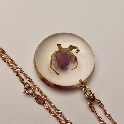 IceNus437 Rose Necklace - Thumbnail