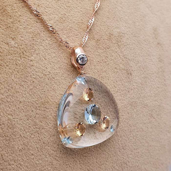 IceNus468 Zircon Necklace