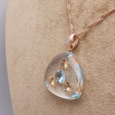 IceNus468 Zircon Necklace - Thumbnail