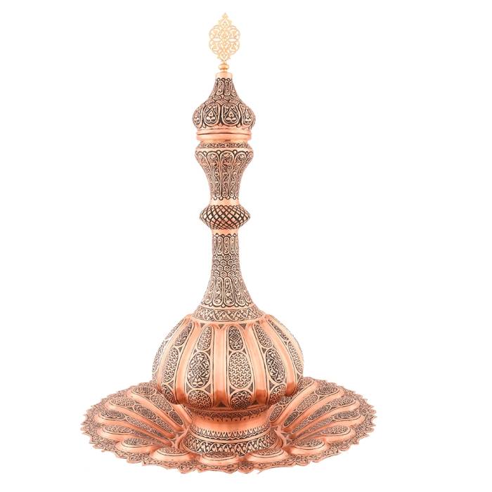 Nusnus Bakır İbrik Özel İşlemeli - 1