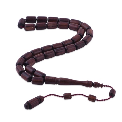 nusnus - Capsule Cut Masterwork Snake Wood Rosary T-1250