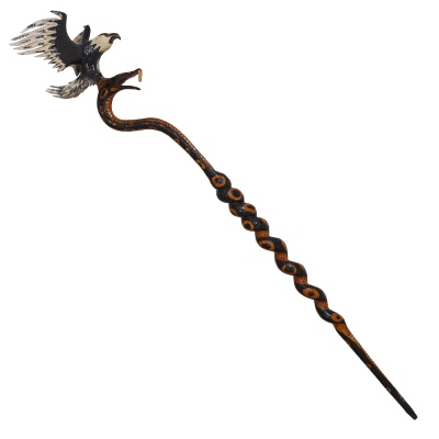 nusnus - Eagle Headed Snake Motif Devrek Baton No:3
