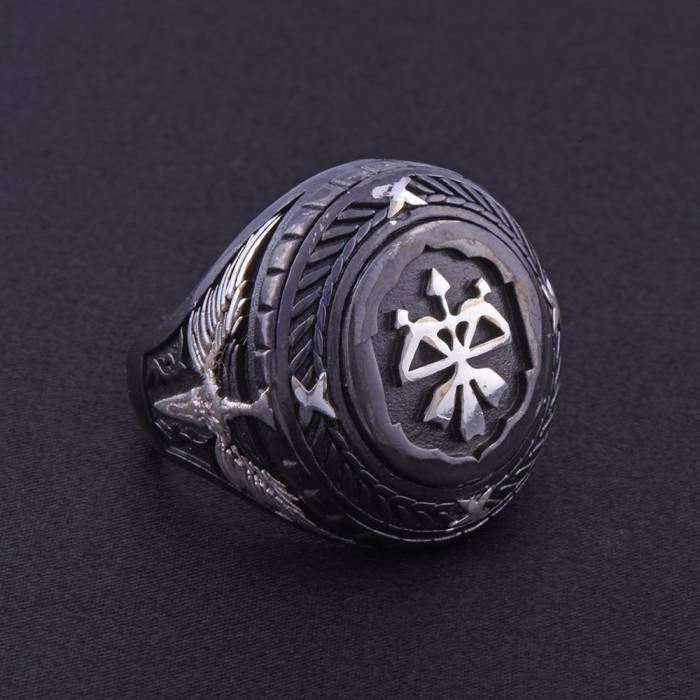 Eagle Model Men's Silver Ring 18.3 gr