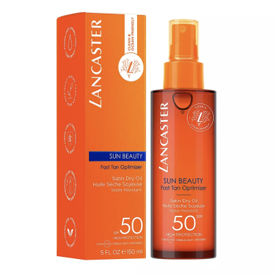 Lancaster Sun Beauty Spf 50 Dry Satin Oil 150 ml - Thumbnail