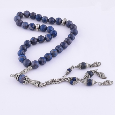 Lapis Lazuli Stone Rosary - Thumbnail