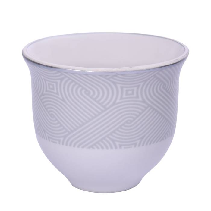 Liviano 6 Piece Mirra Glass Enjoyment Platinum - 1