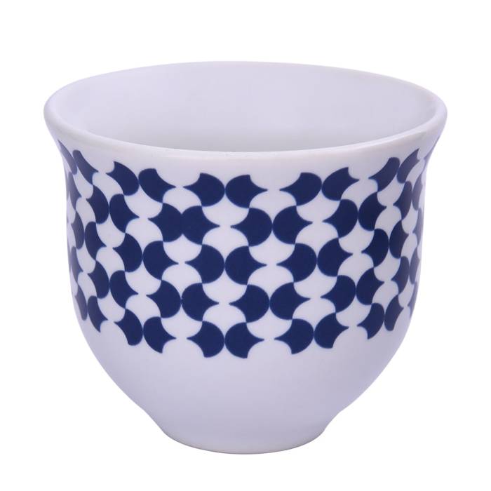 Liviano 6 Piece Mirra Glass Navy Blue - 1