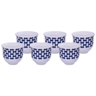 Liviano 6 Piece Mirra Glass Navy Blue - 2