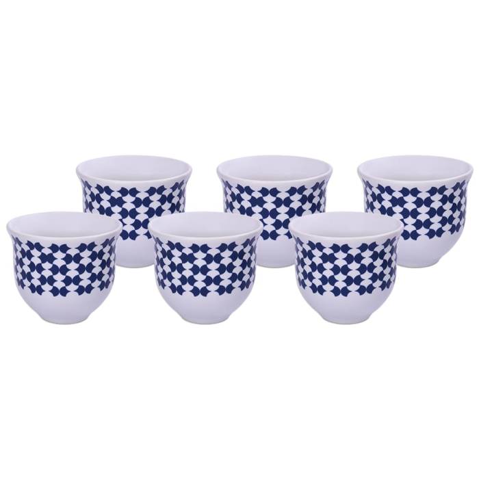 Liviano 6 Piece Mirra Glass Navy Blue - 2