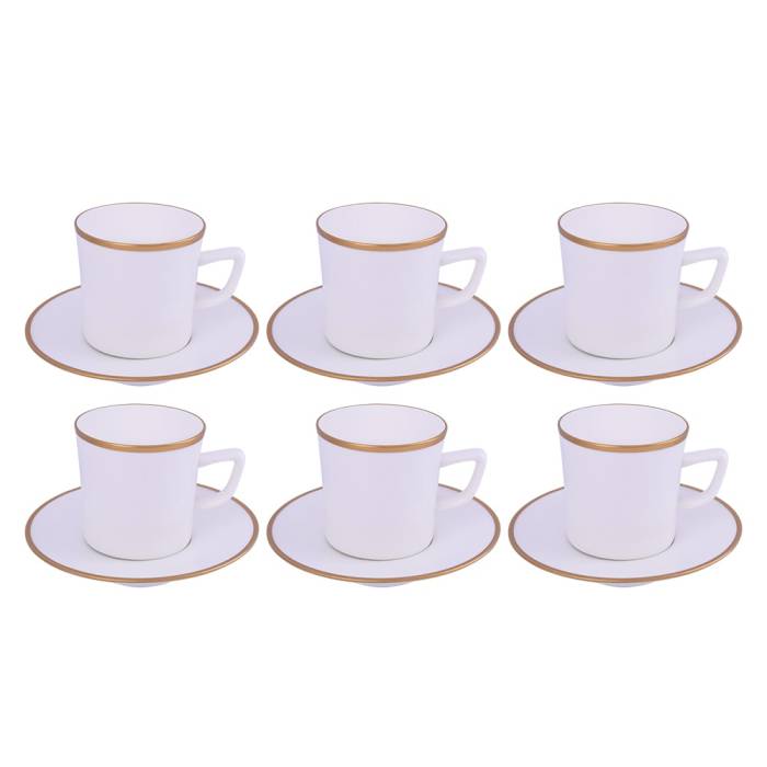 Liviano 6-Piece Coffee Cup Set Keyif Gold - 3