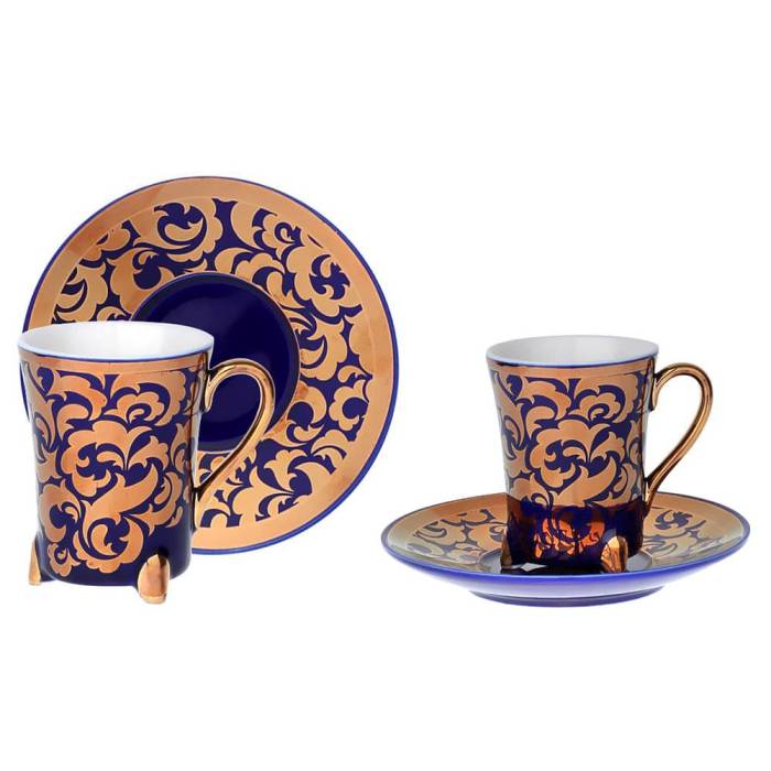 Lucky Art Bella Bone 6 Coffee Cups