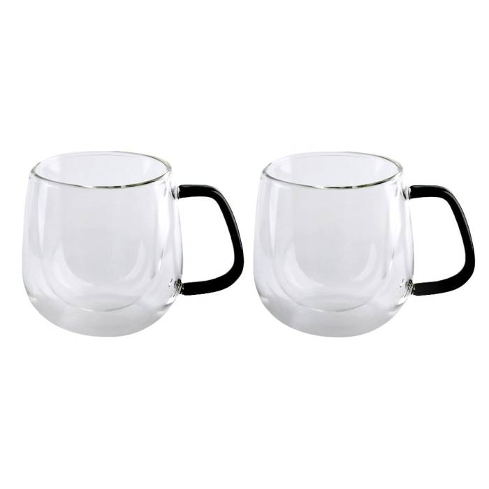 Lucky Art Classica Double Walled Borasilicate Espresso Cup Set 100 Ml