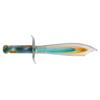 Lucky Art - Lucky Art Colored Glass Sword Decor 50X14X5 Cm
