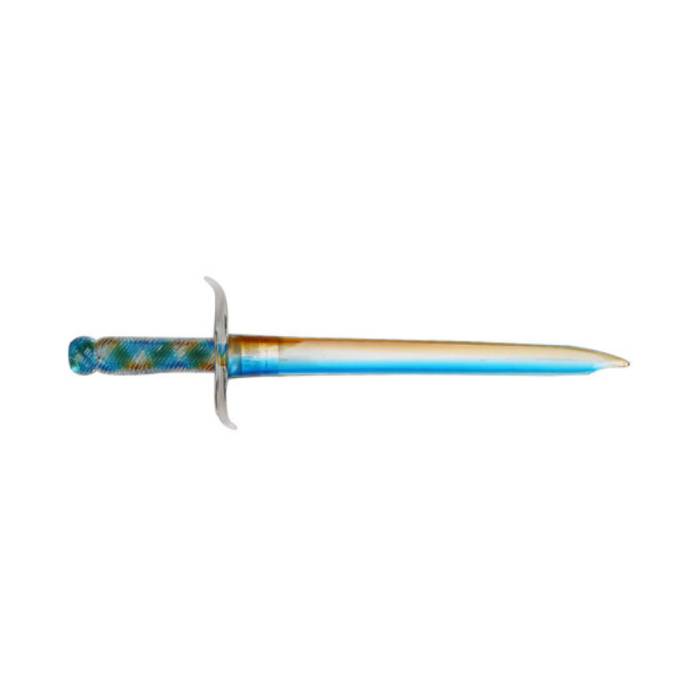 Lucky Art Colored Glass Sword Decor 64X16X6 Cm