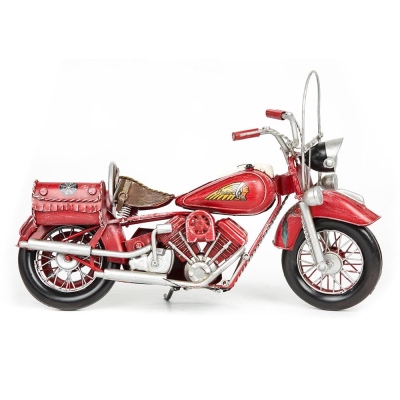 Lucky Art - Lucky Art Red Motorbike 33x15x23 cm