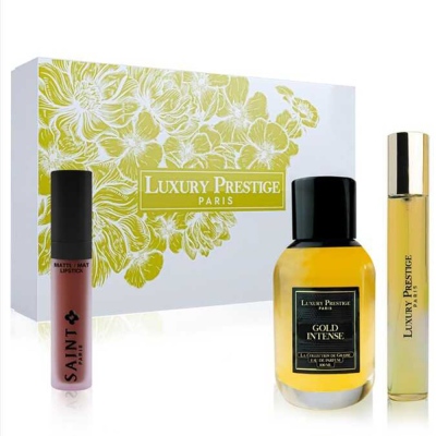 Luxury Prestige - Luxury Prestige Gold Intense Kadın Parfüm Set 100+35 ml EDP+Lips