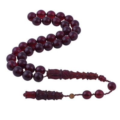 Master Work Fire Amber Rosary Tbu24 - Thumbnail