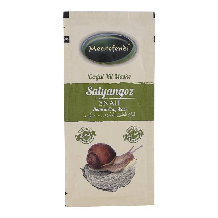 Mecitefendi Clay Mask Snail 20 G Single Use.