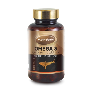 Mecitefendi - Mecitefendi Omega 3 Containing Supplementary Food (80 CAPSULES 1300MG
