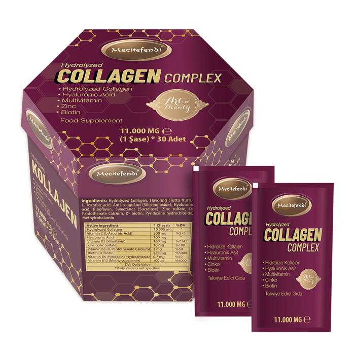 Mecitefendi Supplement Collagen Complex 11.000mg (30 Pieces)