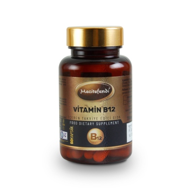Mecitefendi - Mecitefendi Vitamin B12 Ekstesi İçeren Takviye Edici Gıda( 60 KAPSÜL