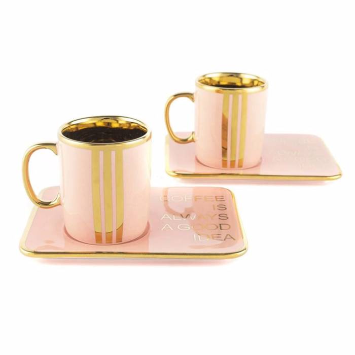 Mikasa Moor Pinky 2 Coffee Cups - 1