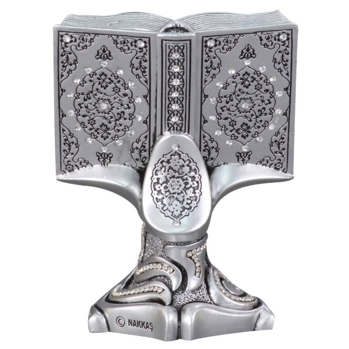 Nakkas Book Boytu (Small Size | Silver | Ayat-el Kürsi and Evil Eye)