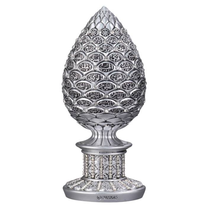 Nakkas Kozalak Boytu (Medium Size | Silver | Esma-ul Husna)